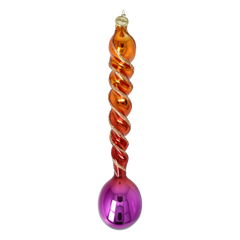 Tangerine & Fuchsia Drill-Twist Drop