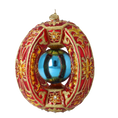 Load image into Gallery viewer, Imperial Halo Jewel glass christmas ornaments
