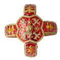 Load image into Gallery viewer, Imperial Halo Jewel glass christmas ornaments
