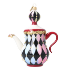 Imperial Court Caprice | Hand-Painted Glass Ornament | Blubom 2026-149