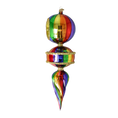 Load image into Gallery viewer, Spectrum Reflector Drop Premium christmas glass ornament 2026-156

