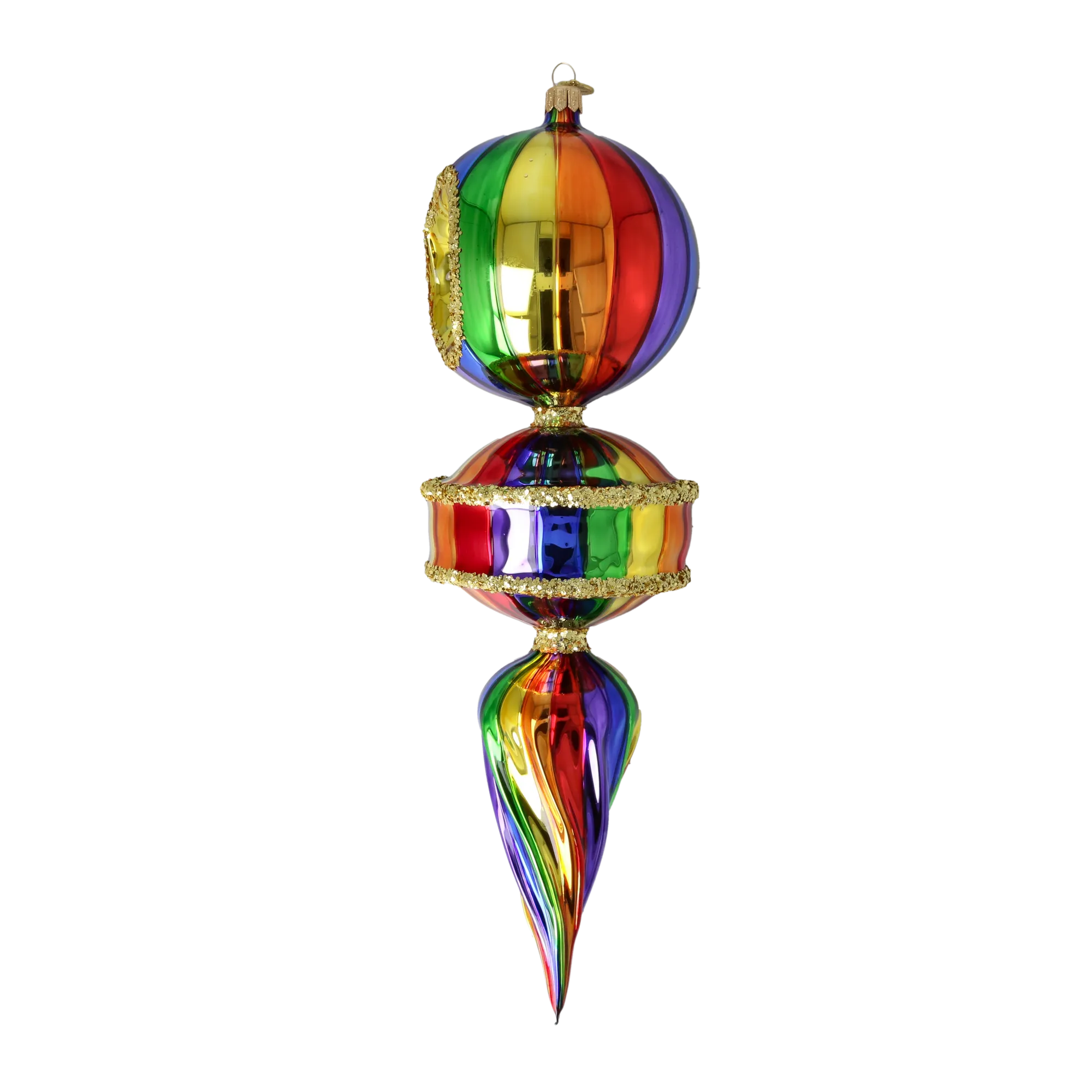 Spectrum Reflector Drop Premium christmas glass ornament 2026-156