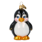 Chubby Penguin | Hand-Painted Glass Ornament | Blubom 2027-007
