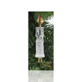 Load image into Gallery viewer, Snowflake Candle Handmade Glass Christmas ornaments
