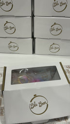 Electric Zenith Flow | Hand-Painted Glass Ornament | Blubom 2026-077